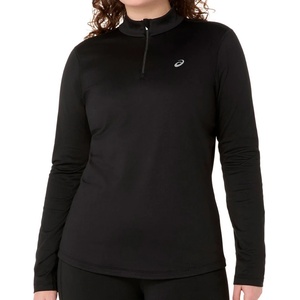 Asics Дамска тениска Asics Women's Asics Core L/S 1/2 Zip Winter Top Running shirt - Performance Black (916-4754-0113)