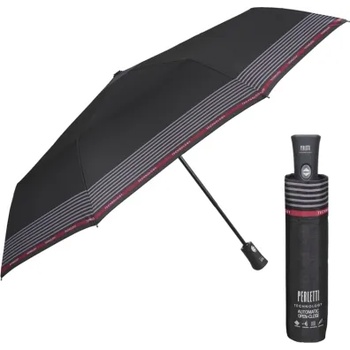 Мъжки автоматичен Open-Close чадър Perletti Technology 21760, Черен