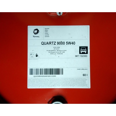Total Quartz 9000 5W-40 60 l