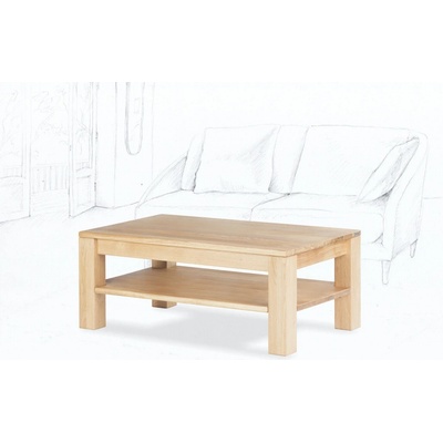 Wooded Chicago Glass masiv dub 110x65x53cm přírodní olej 3232 – Zbozi.Blesk.cz