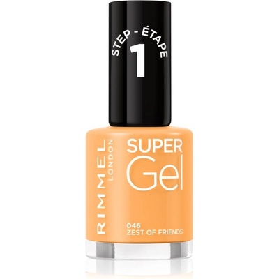 Rimmel Super Gel gélový lak na nechty 046 Zest Of Friends 12 ml