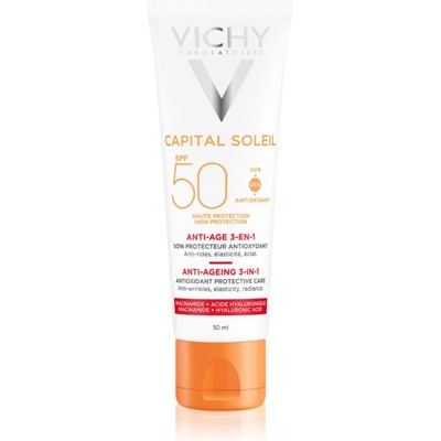 Vichy Capital Soleil защитен крем против стареене на кожата SPF 50 50ml