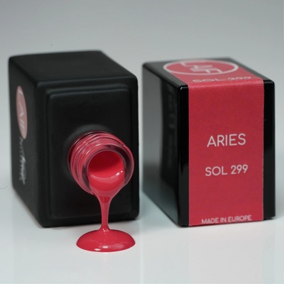 Laif Gel lak červený SOL 299 Aries 10 ml