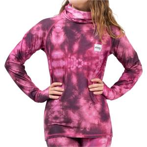 Eivy Дамска долна блуза с дълъг ръкав Eivy Women's Icecold Gaiter Top Longsleeve - Dusk Tie Dye - размер XS (114-3229-0312)
