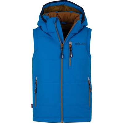 TROLLKIDS Детски синтетичен елек Trollkids Kid's Narvik Vest XT Synthetic vest - Azure Blue / Bronze - размер 140 (EU) (703-3028-1617)