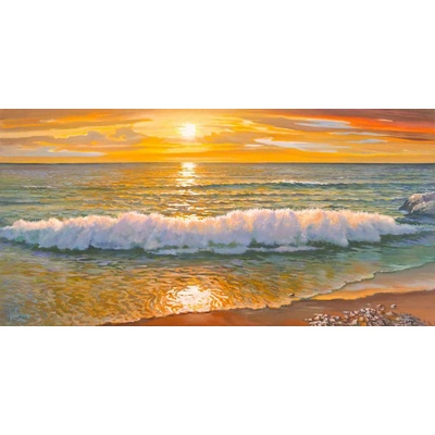 Večerní západ plátno 1 120x60