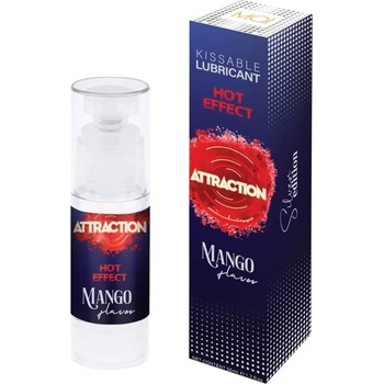 Затоплящ и ядлив лубрикант, горещо манго - Lubricant Attraction 50ml (ATTRAC00008)