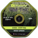RidgeMonkey šnúra RM Tec Chod Stiff Rig Zelená 20m 0,50mm 25lb