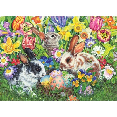 Cobble Hill - Puzzle Easter Bunnies 350 - 350 piese