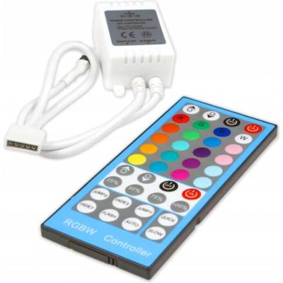 Ovladač pro RGBW IR LED pásky 40 tlačítek 8A Masterled