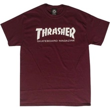 Thrasher triko SKATEMAG SS vínová