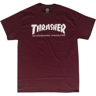 Thrasher triko SKATEMAG SS vínová