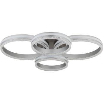 GLOBO 67377-90 - Димируем LED плафон FRANCINE LED/90W/230V сребрист+ДУ (GL9065)