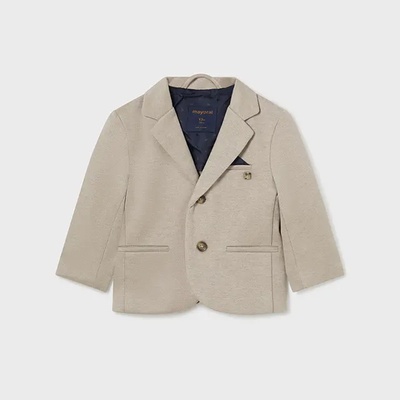 Mayoral Блейзър костюм комфорт за бебе момче в бежов цвят Майорал