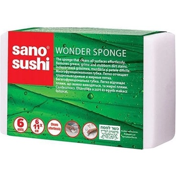 Sano Супер гъба Sushi, бяла, 6 броя