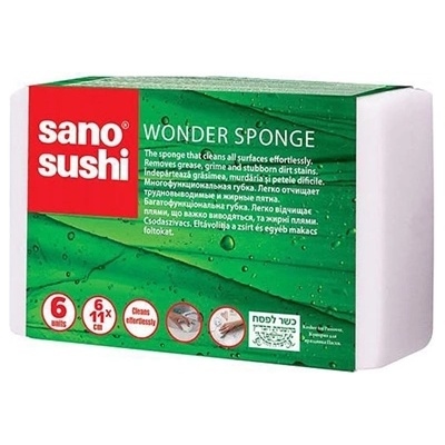 Sano Супер гъба Sushi, бяла, 6 броя