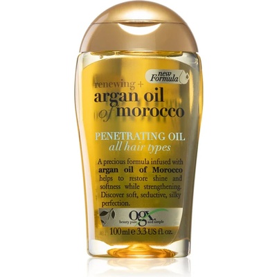 OGX Argan Oil Of Morocco подхранващо масло за блясък и мекота на косата 100ml