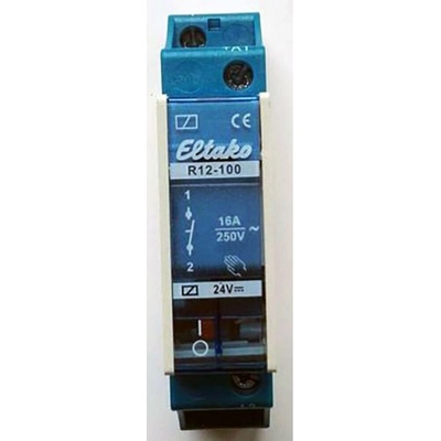 Eltako R12-100-24V DC spínací relé , 24 V, 8 A, 1 spínací kontakt, Piece, 1 ks
