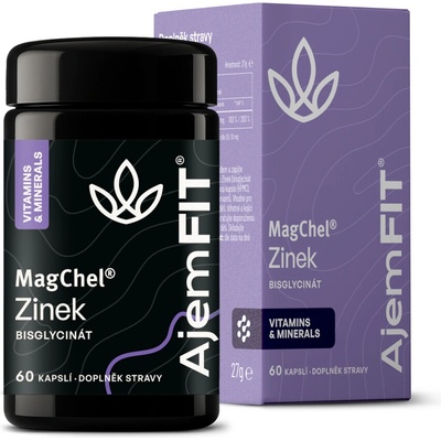 AjemFIT MagChel Zinek Bisglycinát 60 kapslí