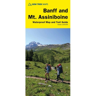 mapa Banff, Mount Assiniboine 1:100 t. voděodolná