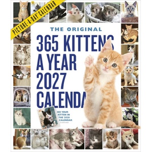 Workman Calendars 365 Kittens-A-Year Picture-A-Day® Wall Calendar 2027 | Workman Publishing