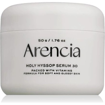 Arencia Holy Hyssop Serum 30 серум за лице за хидратиране и озаряване на кожата 50 g унисекс