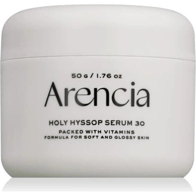 Arencia Holy Hyssop Serum 30 серум за лице за хидратиране и озаряване на кожата 50 g унисекс