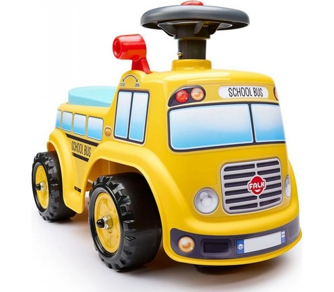 FALK Žlutý školní autobus FALK Auto s klaksonem