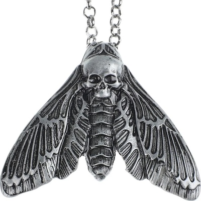Leather & steel fashion нашийник Skull - LSF4 55