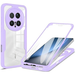 Techsuit Калъф за Honor Magic8 Pro - ColorVerse 360 Series + протектор - Techsuit - Лилав