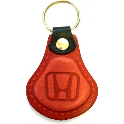 Prívesok na kľúče Auto Two M Kožená Honda červená