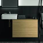 Ideal Standard Долен шкаф Ideal Standard Atelier Conca, светло дъбово покритие, 2 чекмеджета с плот 80 см (T4322Y6)