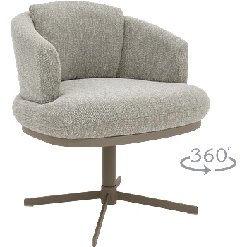 Carmen Трапезен стол rapina 5 - сив 01 (3532289)