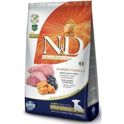 N&D Pumpkin Puppy Mini Grain Free Lamb & Blueberry 3 x 7 kg
