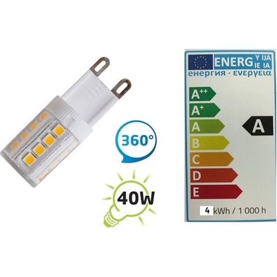 TIPA Žiarovka LED G9 4W biela teplá DOPREDAJ !!!
