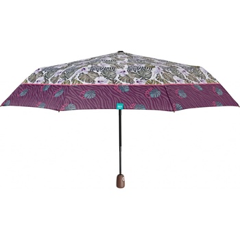 Perletti 26259.1 deštník dámský skládací bílo růžový