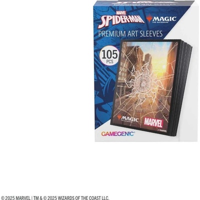 Gamegenic - MTG x Marvel's Spider-Man: Premium Art Sleeves Spider-Man Plains obaly 105 ks