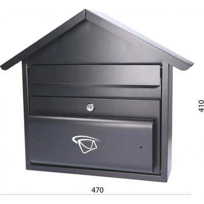 DOPRODEJ! Poštovní schránka H 480 x L 410 x W 110 mm