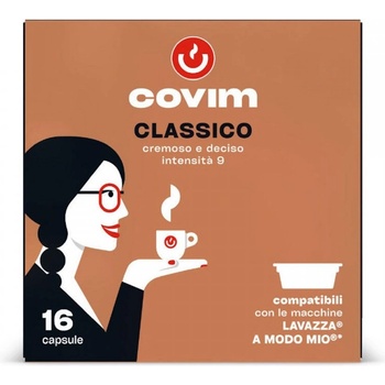 Covim Classico 16 бр Кафе на капсули съвместими с Modo Mio