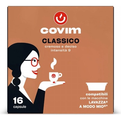 Covim Classico 16 бр Кафе на капсули съвместими с Modo Mio