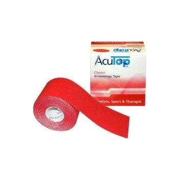 Acu Top Kinezilogické tejpy červený 5 cm x 5 m