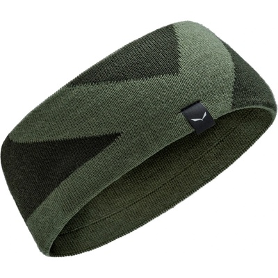 Salewa Лента за глава Salewa Pure Am Headband - Dark Olive / 5A50 - размер 58 cm (904-4911-0211)