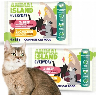 Animal Island Everyday kuracie a hovadzie 4 x 85 g