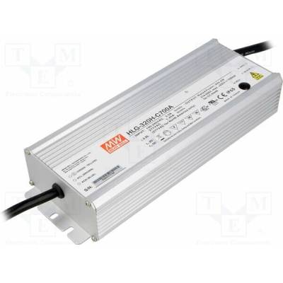 MEAN WELL HLG-320H-C700A Napájecí zdroj: spínaný; LED; 300W; 214÷428VDC; 350÷700mA; IP65
