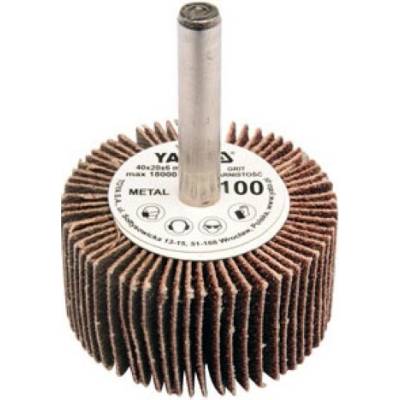 Yato Kotouč lamelový radiální 40x20 P-100 s hřídelí 6 mm