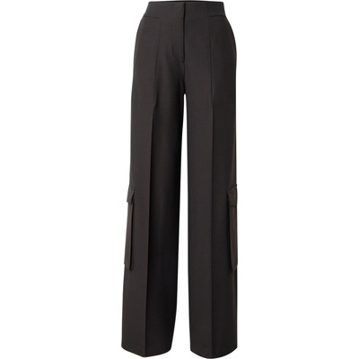 HUGO Панталон с ръб 'Himana' черно, размер 36