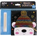 APLI Škrabací obrázky Magic Scratch Winter zima