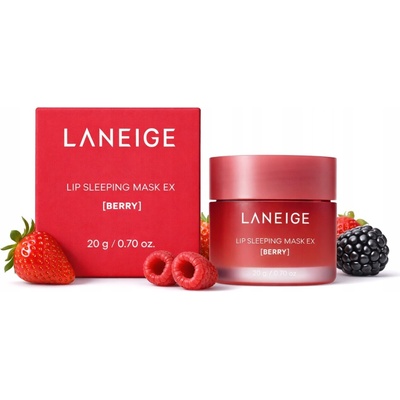 Laneige Noční Regenerační Maska na Rty Jahodová 20 g