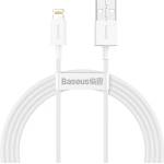 Baseus Кабел за данни Baseus Superior, Lightning, 1.5m, White - 40471 (DE-40471)