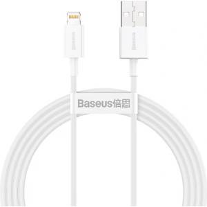 Baseus Кабел за данни Baseus Superior, Lightning, 1.5m, White - 40471 (DE-40471)